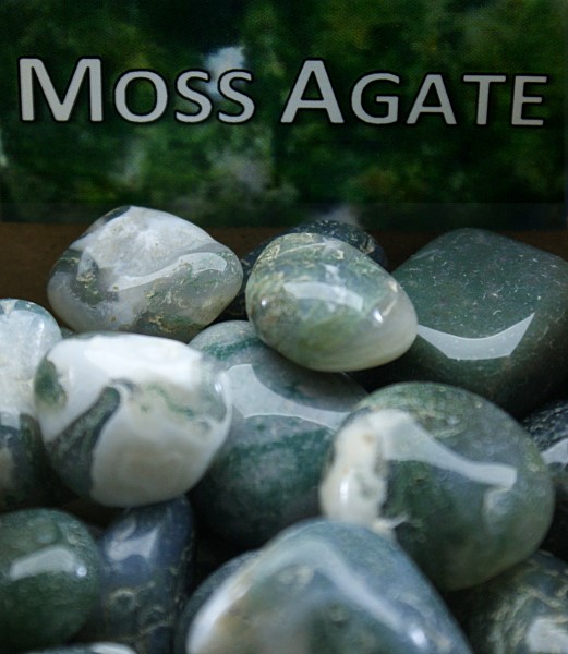 Regnbgsvvar Mossagat - Moss Agate