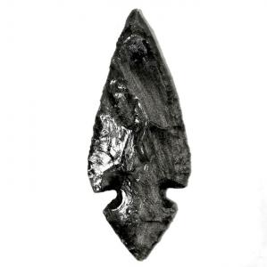 eKnallen Svart pilspets av obsidian - Liten 2-3 cm
