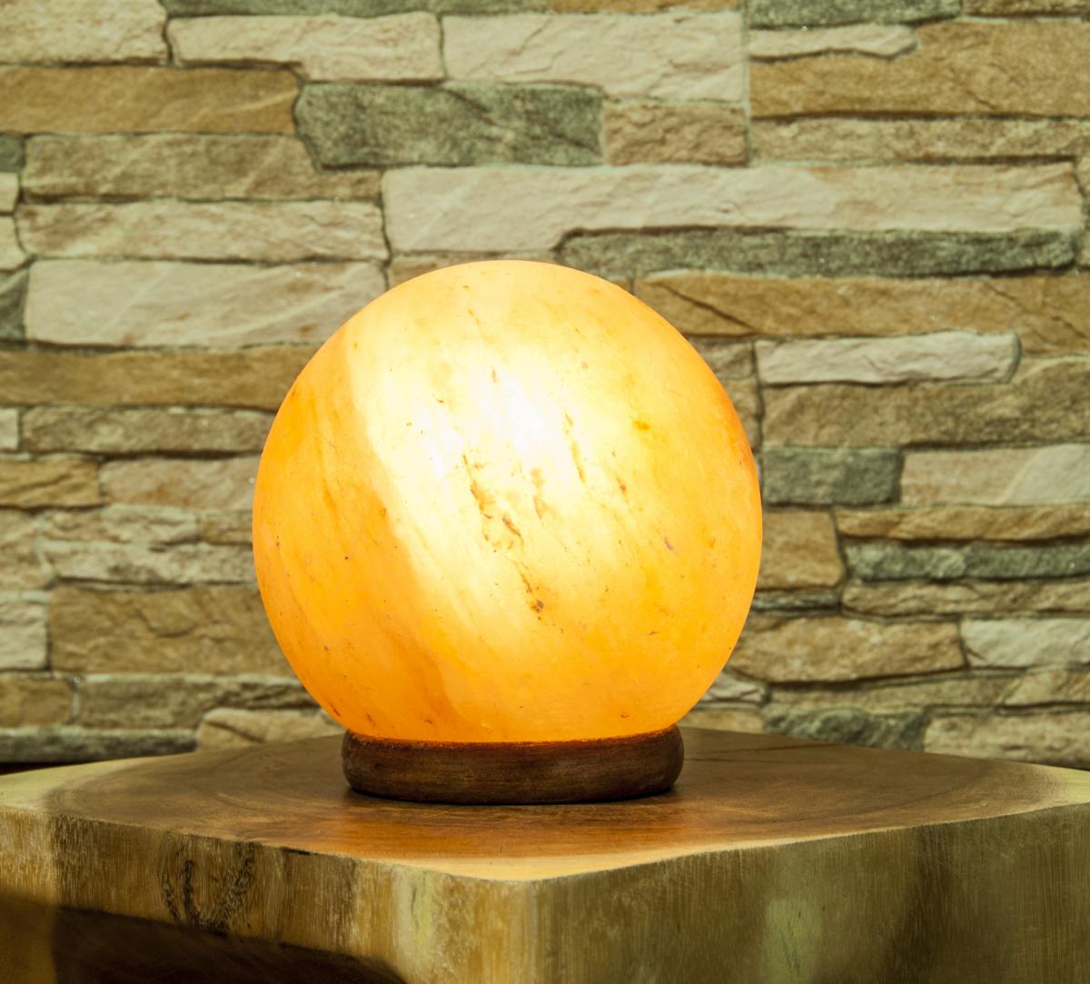 Regnbågsvävar Saltkristallampa - Feng Shui, klot 3 kg