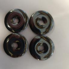 eKnallen Donut Hematit - 30 mm