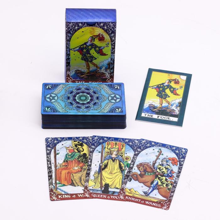 Ancient Wisdom s.r.o. Blue Foil Tarot - Mandala
