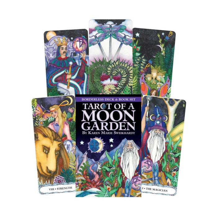 US Games Systems Tarot of a Moon Garden, Borderless Set