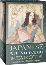 Japanese Art Nouveau Tarot fr&aring;n Lo Scarabeo med japanskinspirerade illustrationer och Art Nouveau-design i en exklusiv tarotlek