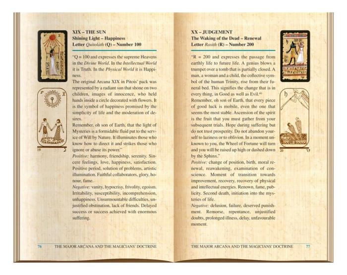 Lo Scarabeo Egyptian Tarot, Set