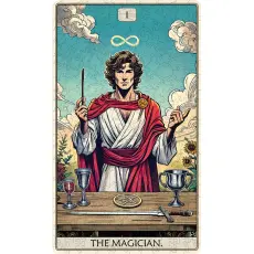 The Magican: Tarot Träpussel