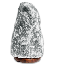 Ancient Wisdom s.r.o. Saltkristallampa El - Grå