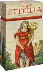 Tarot Etteilla Anima Antiqua Limited Edition fr&aring;n Lo Scarabeo, historisk tarotlek i exklusiv samlarutg&aring;va med klassiska Etteilla-illustrationer