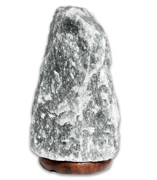 Ancient Wisdom s.r.o. Saltkristallampa El - Grå