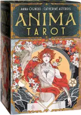 Anima Tarot fr&aring;n Lo Scarabeo med detaljrika animeinspirerade illustrationer och esoterisk symbolik baserad p&aring; alkemi, kabbala och tarot