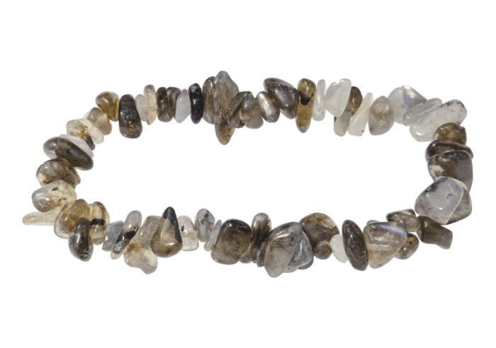 Mineralienfachhandel Labradorit Chipsarmband