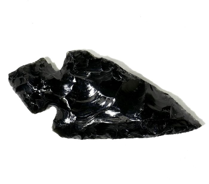 eKnallen Svart Obsidianspets - Stor 4-7 cm