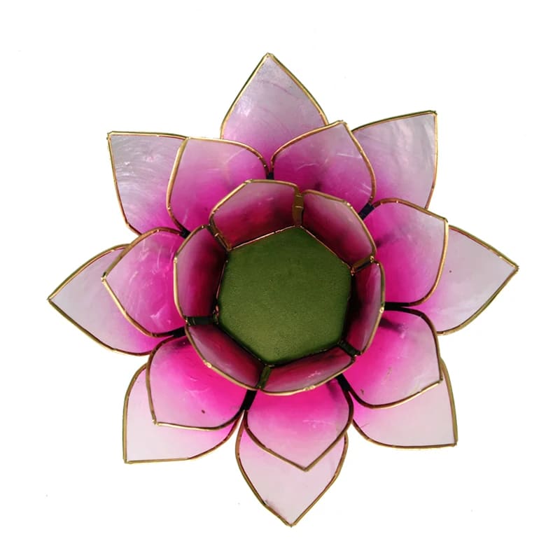 Regnbågsvävar Lotusblomma för värmeljus, rosa