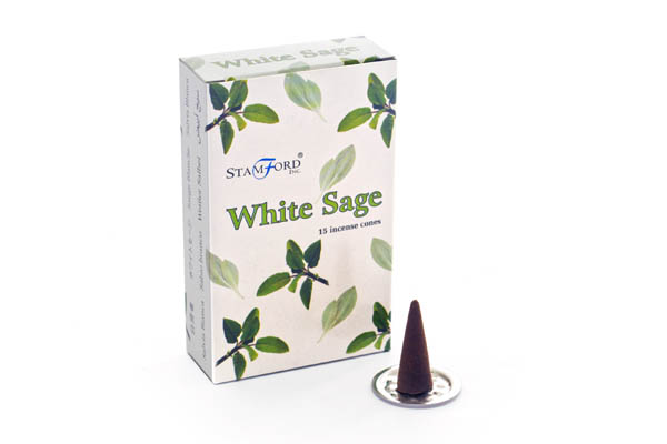 Cleo Rökelsekoner, White Sage Stamford Premium