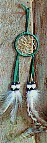 Regnbågsvävar Drömfångare 5 cm, grön