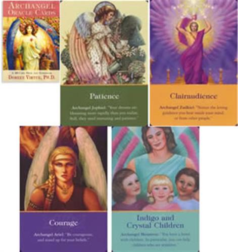 Regnbgsvvar Archangel Oracle Cards