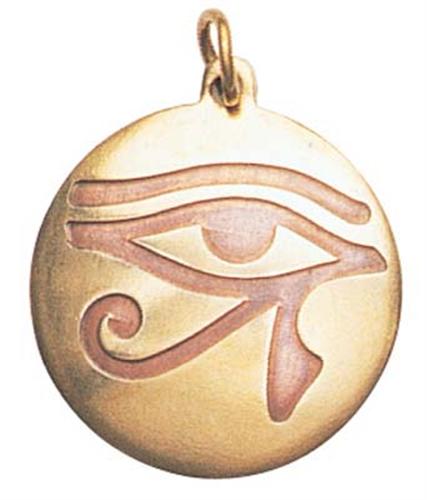 Regnbågsvävar Amulett - Horus Öga