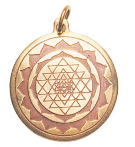 Regnbgsvvar Amulett - Shri yantra