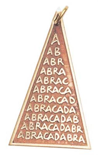 Regnbgsvvar Hngsmycke, Abracadabra-triangeln