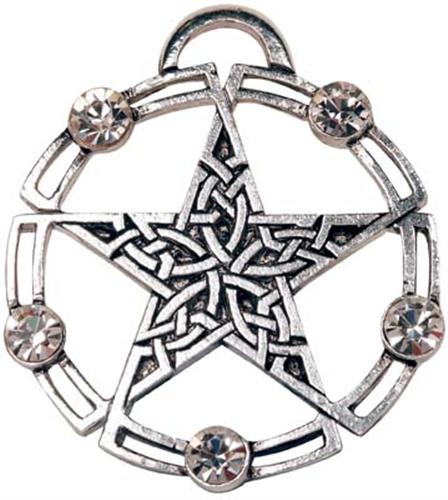 Regnbgsvvar Hngsmycke, Keltiskt pentagram