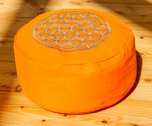 Berk Esoterik Flower of Life Meditationskudde - Orange