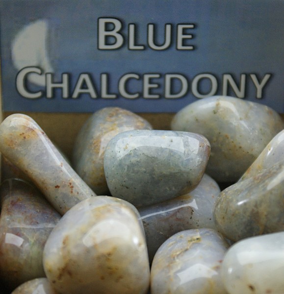 Mineralienfachhandel Kalcedon Bl - Blue Chalcedony