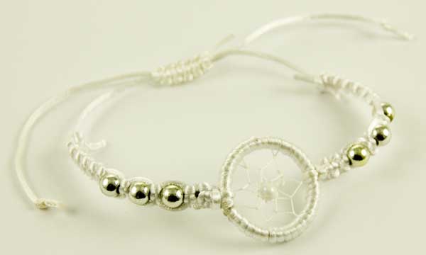 Cleo Bracelet Dream Catcher White