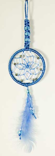 Cleo Dream Catcher Braided Blue