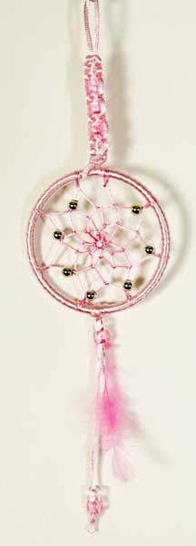 Cleo Dream Catcher Braided Pink