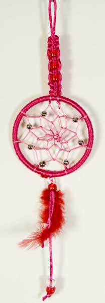 Cleo Dream Catcher Braided Red