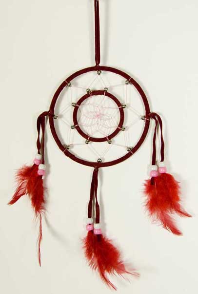 Cleo Dream Catcher Circles Red