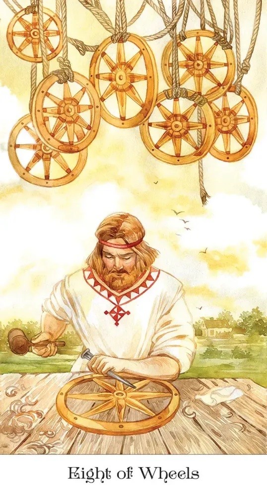 US Games Systems Tarot of the Golden Wheel