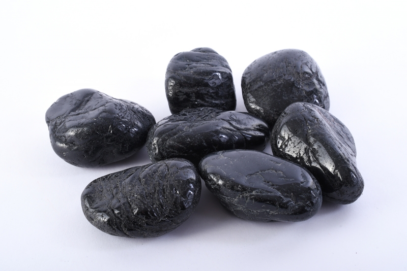 Mineralienfachhandel Turmalin Svart - Black Tourmaline, Stor