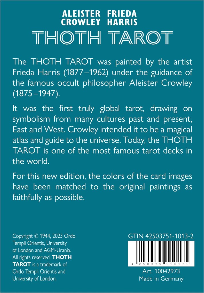 AGM Crowley Thoth Tarot - Standard