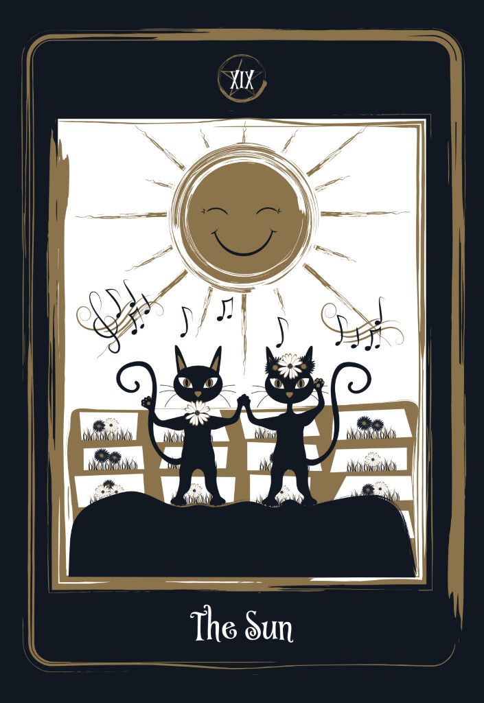 AGM Golden Black Cat Tarot