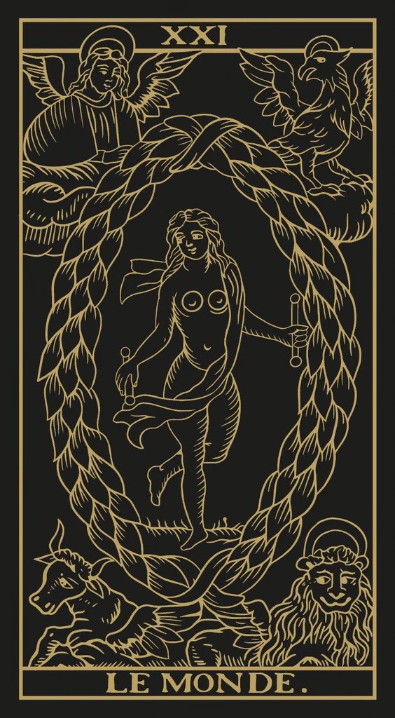 Lo Scarabeo Tarot of Marseille Gold & Black Edition